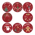 thumbnail image 3 of Etiquetas adhesivas navideñas, pegatinas navideñas redondas personalizadas de 1 pulgada para sellar sobres navideños, 3 of 6