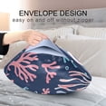 thumbnail image 4 of Yayeee Pillowcase King Size Set of 2 Satin Wrinkle Resistant Pillow Case, Light Blue Anchor, 4 of 7
