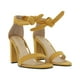 thumbnail image 1 of Zapatilla Para Mujer Amarillo Con Aplicación Nudo En Látigo Platonia VALENTINA-01-AMARILLO, 1 of 5