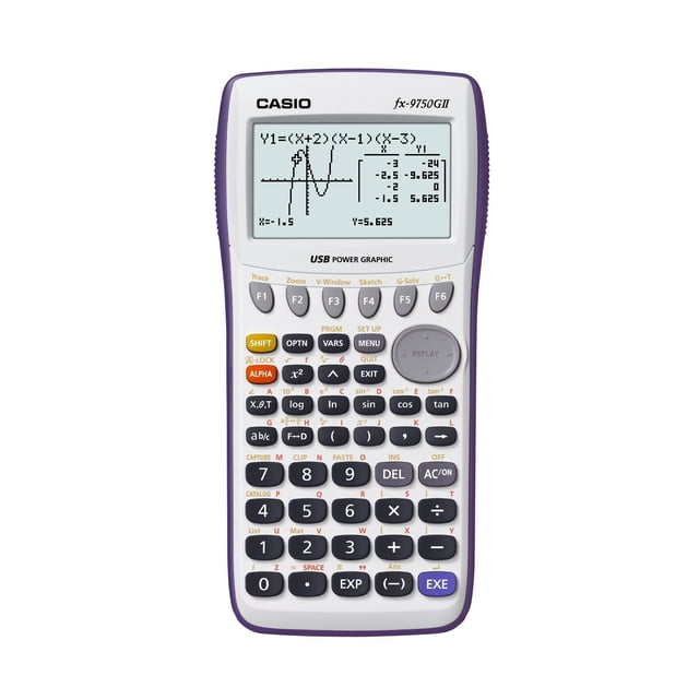 Calculadora gráfica Casio FX-9750GII USB blanca