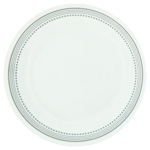 Corelle Mystic Grey 8.5" Glass Salad Plate, 8.5" Round