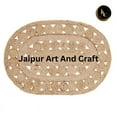 thumbnail image 5 of Jaipur Art And Craft Natural Jute Area Rug Oval Shape Hand Braided Rustic Look Carpet Rug Size - (5x8 Sq Feet), (60x96 Inches), (150x240 CM), 5 of 5