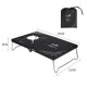 thumbnail image 2 of Mini mesa de camping, soporte plegable para estufa de Gas, aislamiento térmico para barbacoa, tienda de campaña, senderismo, 2 of 9