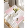 thumbnail image 5 of Moroccan Pink Placemats Set of 6, Abstract Geometric Gradient Modern Placemats for Dining Table, Place Mats for Kitchen Tabletop, Waterproof Wipeable Dining Table Mats Set, 5 of 9