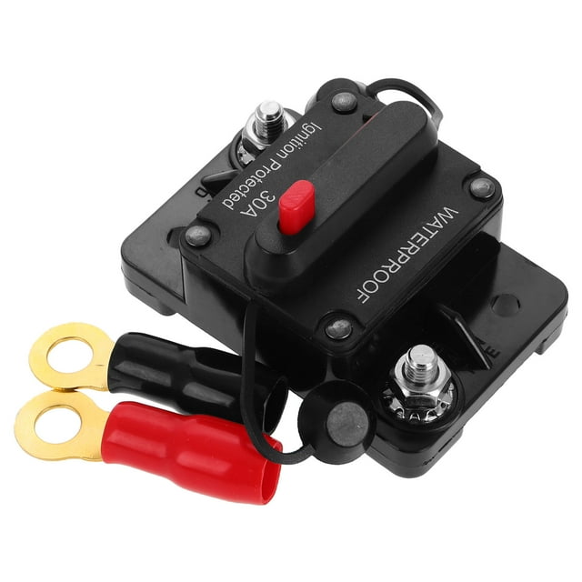 OUNONA 1 Set Circuit Breaker for Boat Trolling Motor with Overload Protection ABS Assorted Color