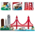 thumbnail image 3 of Jxrlmb Architecture Skyline Collection San Francisco 3574 Piezas Micro Mini Bloques Juego De Construcción Rompecabezas 3D Kit De Modelos Como Juguetes Presentes para Adultos Y Niños, 3 of 5