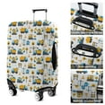 thumbnail image 5 of Cartoon Construction Vehicles Safety Signs Luggage Cover Fashion Suitcase Cover Baggage Covers Fit 25-28 Inch Luggage (Go Travel), 5 of 5