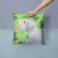 thumbnail image 2 of St Patrick's Design with Dog Fabric Decorative Pillow, 2 of 4