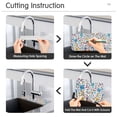 thumbnail image 5 of Yayeee Faucet Mat for Kitchen Sink 30" Diatomite Long Splash Guard Pad, Doodle Pattern, 5 of 7
