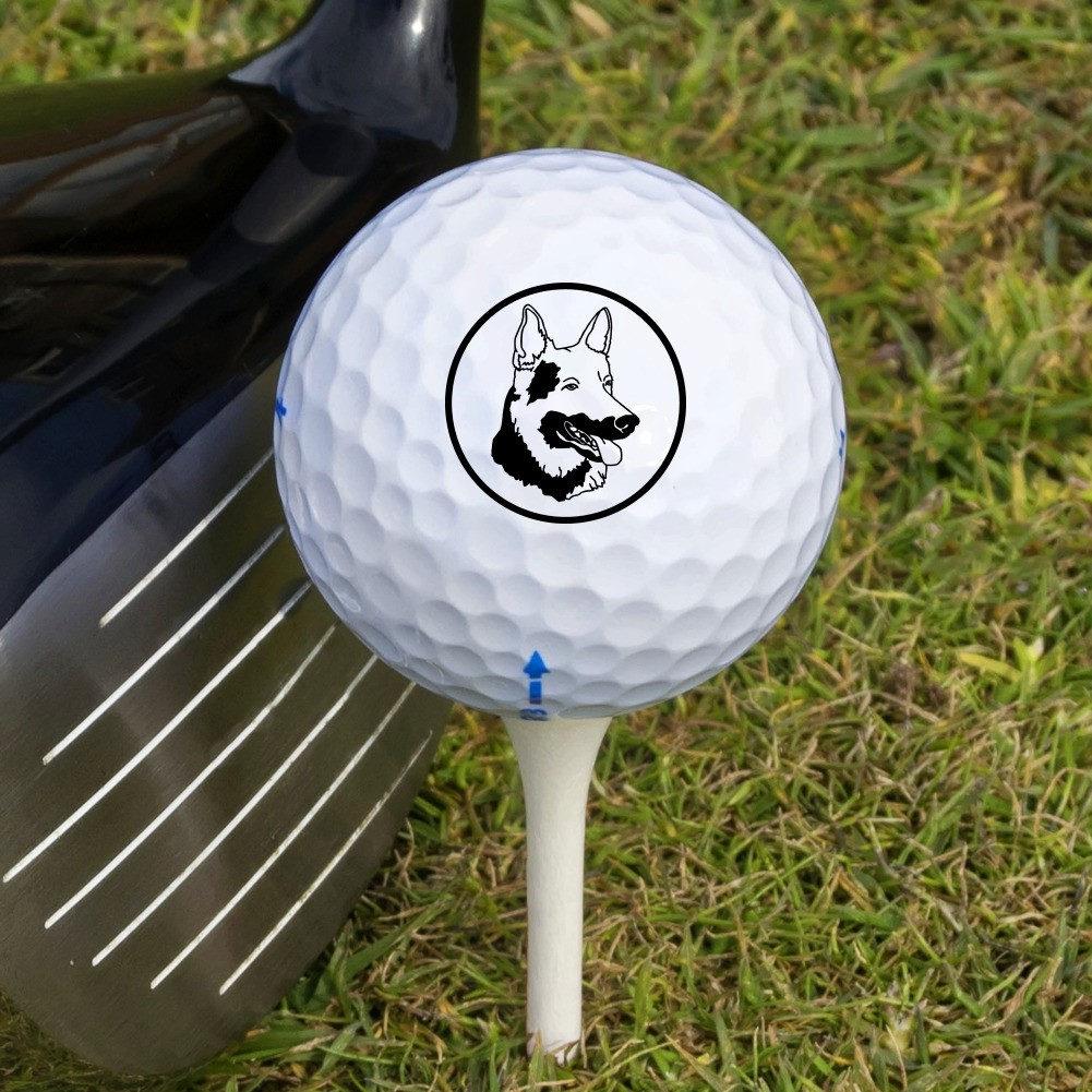 German Shepherd Dog Novelty Golf Balls, 3pk - image 4 of 4