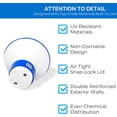 thumbnail image 4 of Mini Chemical Dispenser For Spas and Personal Pools| Compatible With Bromine & Chlorine, Supports 1’’ Tablets | Adjustable Control Ring For Customizable Flow Rate, 4 of 5