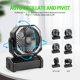 thumbnail image 4 of Ventilador de camping AddAcc de 20000 mAh recargable con luz y control remoto, 4 of 7