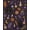 Purple, Pattern 2, variant on Design&I 8'x10' Washable Area Rug Snag-Free Purple Orange Whimsical Halloween Themed Design Enchanting Night Motifs with Ghosts, Cats, for Dining Room, Large Office, Lounge