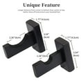 thumbnail image 3 of Baseball Bat Display Wall Mount,Bat Holders for Wall Solid, 3 of 5