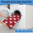 thumbnail image 5 of Christmas Themed Dog Pee Pads 24"x35" 2-Pack, Reusable Washable Puppy Training Mats with Festive Holiday Snowflake Prints, 5 of 8