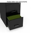 Staples Black 3Drawer Vertical File Lockable with Key, Metal