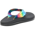 thumbnail image 4 of Chaco Chillos Flip Women Dark Tie Dye, 4 of 6