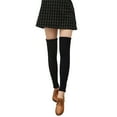 thumbnail image 1 of Calcetines hasta la rodilla de invierno para mujer, calentadores de piernas tejidos, 1 of 5