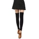thumbnail image 1 of Calcetines hasta la rodilla de invierno para mujer, calentadores de piernas tejidos, 1 of 5