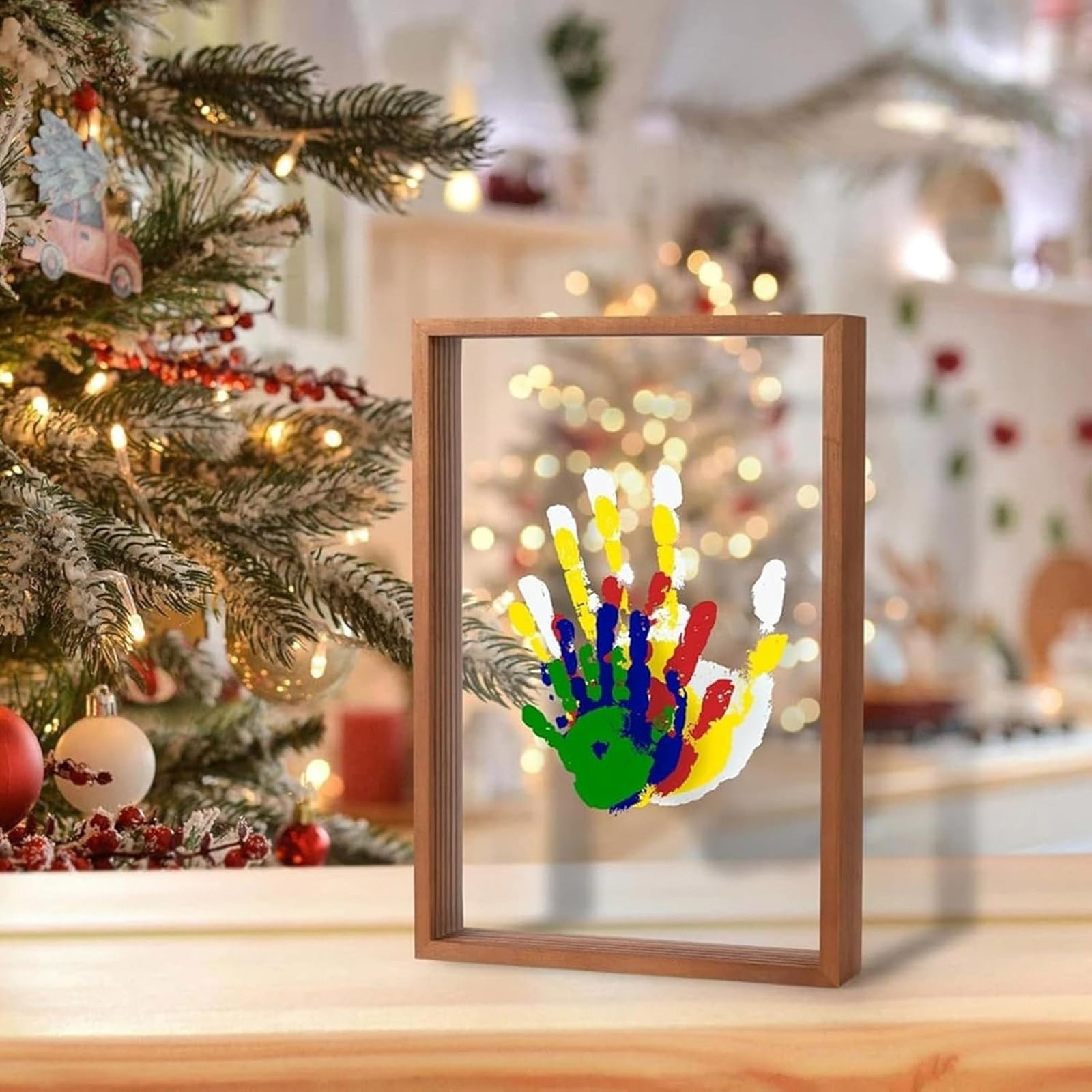 Handprint Frame Hand Casting Kit for Couples - DIY Craft Keepsake Family Art Project