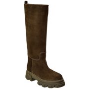 Gia Borghini Perni 07 Suede Knee-High Boot, 35