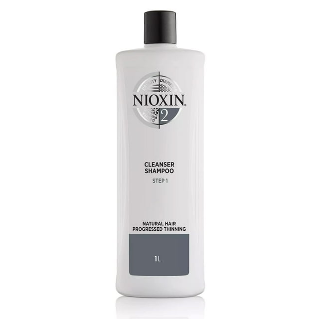 Shampoo Nioxin System 2 Limpiador para cabello natural, 1 litro