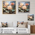 thumbnail image 4 of Designart "Fauvist Blossoms Of Lotus I" Lotus Floater Framed Wall Decor, 4 of 5