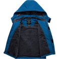 thumbnail image 5 of Wantdo Boy's Snow Jacket Outdoor Winter Coat Warm Hiking Raincoats Dark Blue 14/16, 5 of 9