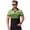 Green, variant on OIOLOYJM Waffle Polo Shirts for Men Casual Short Sleeve Striped Button Pocket Golf Shirts Business Muscle Fit Polos Spring Workout Pullover Khaki S