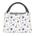 thumbnail image 1 of Easygdp Purple Chicory Bolsa de Almuerzo Insulada Reutilizable, Bolsa de Mano y Bandolera para Oficina, Trabajo, Viajes, 1 of 6