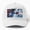 White, variant on Futuristic Space Battle Baseball Hat, Laser Combat Sci-Fi Scene Graphic Design, Classic Cap