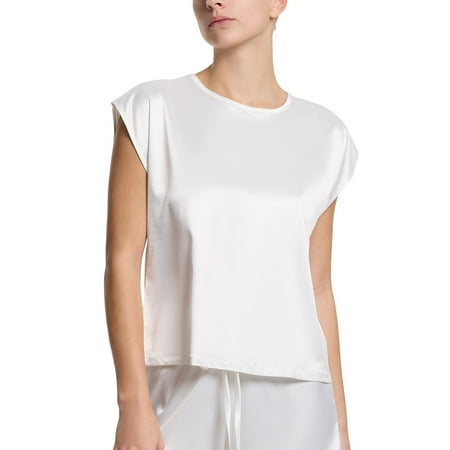 Satin Sleep Cap Sleeve Tee