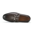 thumbnail image 6 of Ferro Aldo Daxon MFA19708 Moc-Toe Penny Loafers with decorative Buckle (Leather), in Chocolate, Men's Size 11, 6 of 8