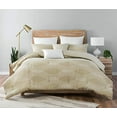 thumbnail image 2 of Lionel Richie Home 7 Piece Lightweight Queen Size Comforter Set - Brown - Retail Price: $200, 2 of 11