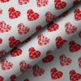 thumbnail image 3 of 72x72in Red Sweetheart Shower Curtain Pattern with Red and Pink Sweetheart Shower Curtain Bathroom Decorations Valentine Waterproof Polyester Fabric with Hooks, 3 of 6