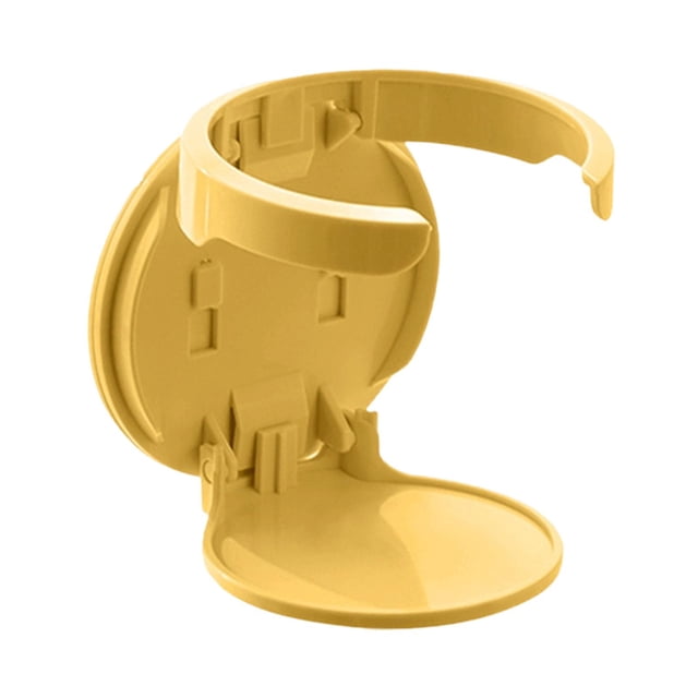 Elodie Wall Mounted Cup Holder Compact Easy Installation Mug Shelf Water Cup Holder Yellow