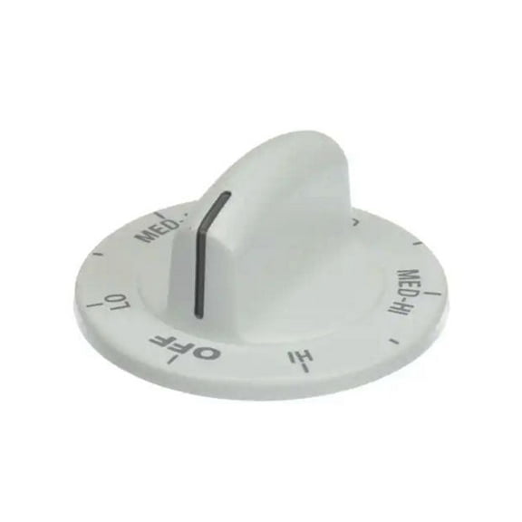 WHIRLPOOL WP3196028 RANGE SURFACE ELEMENT KNOB (WHITE) (GENUINE OEM PART)
