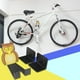 thumbnail image 3 of Soporte de pared para bicicleta Jadeshay Metal Negro, 3 of 8