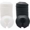 thumbnail image 1 of Plastic Radiator Pipe Covers,tianher 30 Pcs Pipe Collars Plastic Pipe Decoration Banmo, 1 of 5