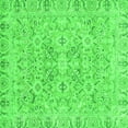 thumbnail image 1 of Ahgly Company Indoor Square Oriental Green Traditional Area Rugs, 6' Square, 1 of 4