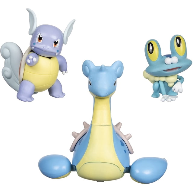 Figura de batalla de Pokemon, Paquete de tema de tipo agua 3 Pokémon Pokemon