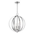 thumbnail image 1 of Maxim 10031SN Provident 4-Light Chandelier, Satin Nickel, 1 of 1