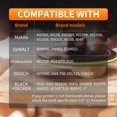 thumbnail image 2 of Pomsare 80PCS Angle Grinder Sanding Discs, 5 Inch Upgraded Hook and Loop Backing Pad Attachments with 5/8-11 Threads, Sanding Pad, 2 of 7