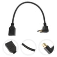 thumbnail image 2 of Adaptador Display Port 1.2 macho a hembra, cable en ángulo, convertidor Display Port, 2 of 7
