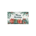 thumbnail image 2 of Christmas Kitchen Rug Set of 2 Absobent Kitchen Mats for Floor,Merry Christmas Happy New Year Gift Kitchen Runner for Bathroom,Room Bedroom (47x17+30x17in), 2 of 7