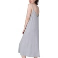 thumbnail image 3 of ShengRui Women's Nightgown Cami Cotton Sleepwear Plus Size Sleeveless Loungewear, 3 of 5