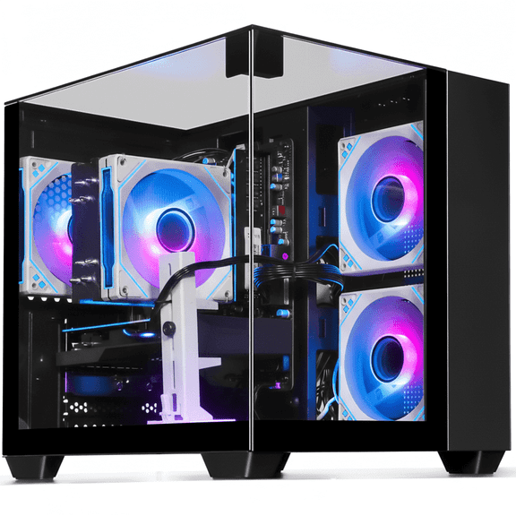 WIWB Gaming PC, Ryzen 5 5500, RX 6500 XT 4GB, 16GB DDR4, 1TB SSD, WiFi 6, 1080p Esports