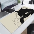 thumbnail image 3 of Alfombrillas de ratón grandes para juegos, alfombrilla bonita para ratón, alfombrilla para ratón de ordenador, alfombrilla de ratón de 90x40cm, almohadillas de escritorio de gato para teclado de PC, a, 3 of 5