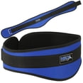 thumbnail image 3 of Weight Lifting Belt For GYM Workout Back Support 6" Wide MEN &amp; WOMEN Blue Small, 3 of 5
