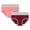 Wine Red, variant on Clearance Cqxid525 Womens Underwear Cotton Hipster Panties Women's Cotton Underwear High Waist Briefs Soft Underpants Ladies Full Coverage 2 Pack Full Coverage Briefs Blue